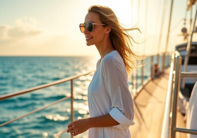 Abbigliamento casual chic per il ponte della nave